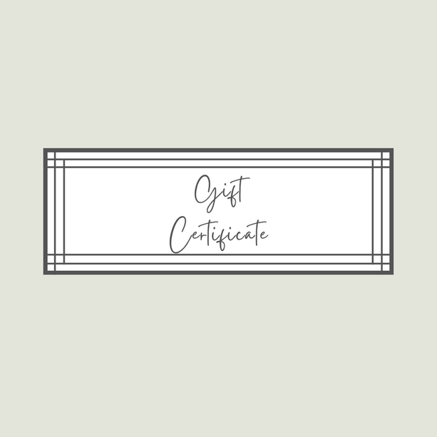 Physical Gift Certificate