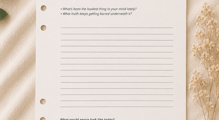 Beneath the Noise Reflection Page