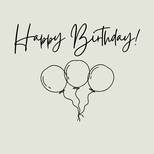 Happy Birthday