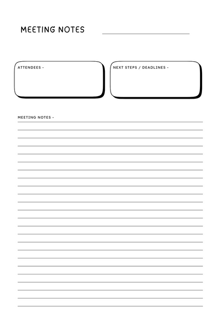 Meeting Notes