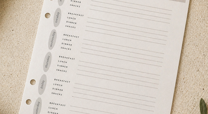 Weekly Meal planner