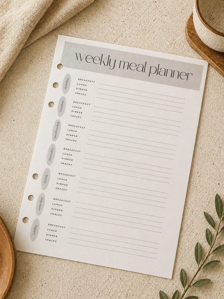 Weekly Meal planner