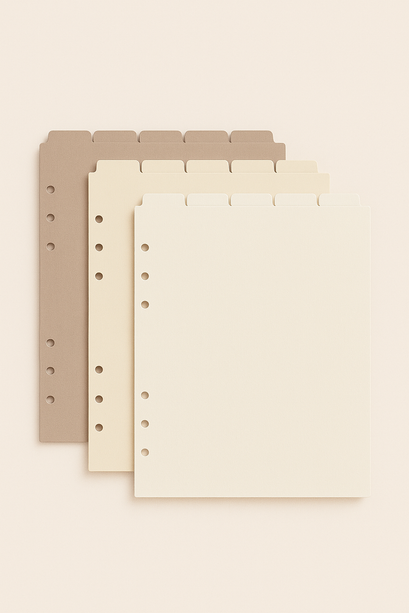 Top Tab Dividers