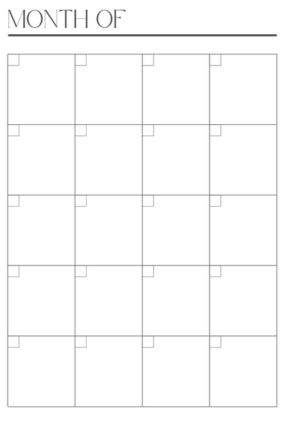 Monthly View