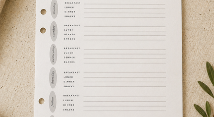 Weekly Meal planner