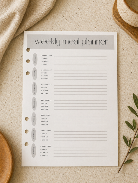 Weekly Meal planner