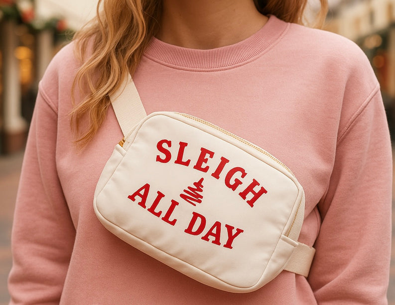 "Sleigh All Day" Crossbody