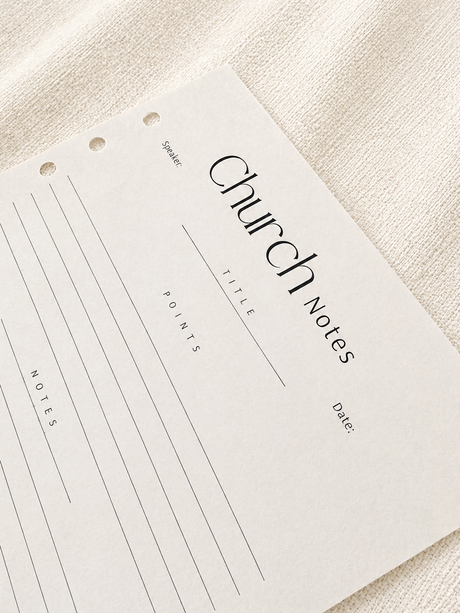Church Notes