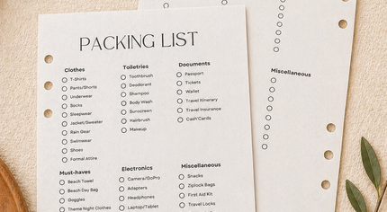 Packing List