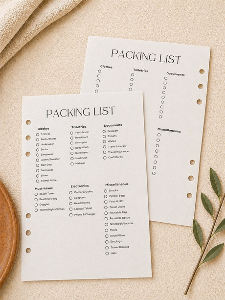 Packing List