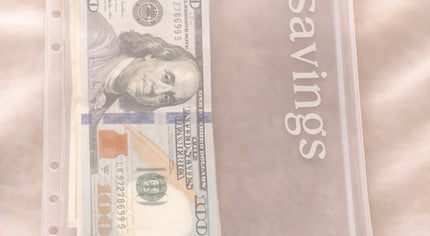 A5 Savings Zip Pouch
