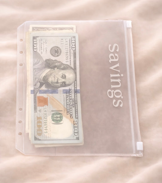 A5 Savings Zip Pouch