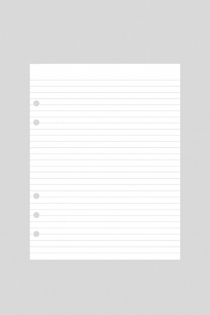 Lined Note Inserts