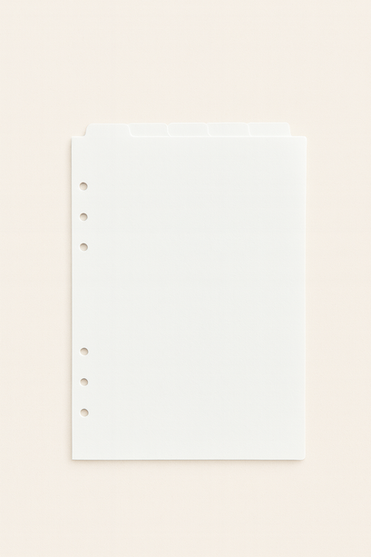Top Tab Dividers