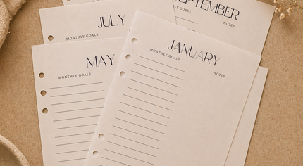 Monthly Intentions