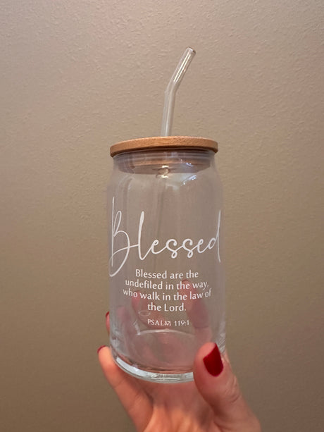 Glass Affirmation Tumblers
