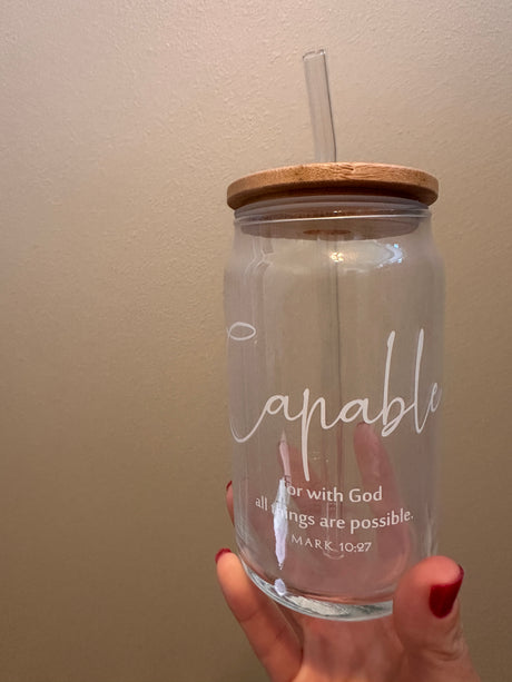 Glass Affirmation Tumblers