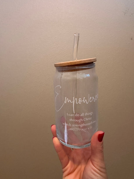 Glass Affirmation Tumblers