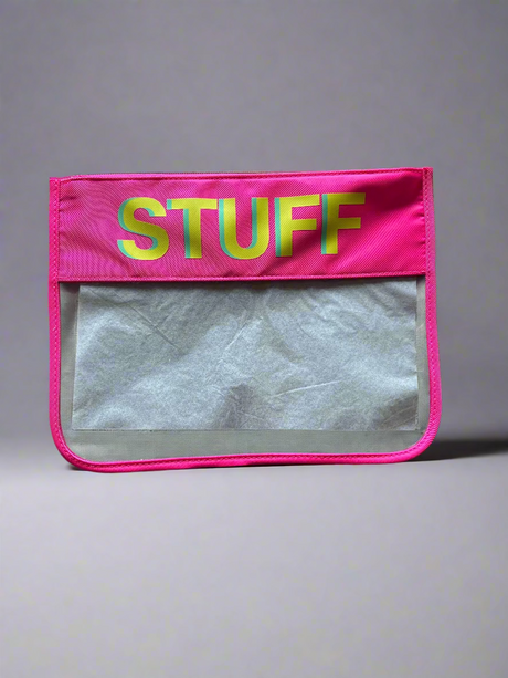 “Stuff” Teacher zip bag