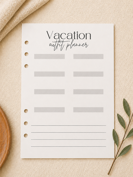 Vacation Outfit Planner