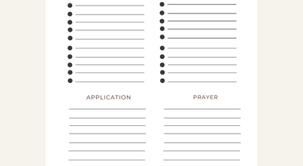 In His Word (S.O.A.P)